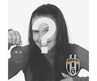 fotomontagem colocar o juventus escudo em sua foto