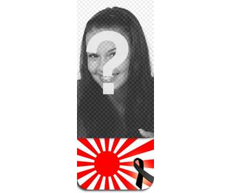 crie sua imagem perfil facebook e mostrar sua solidariedade com o povo japones