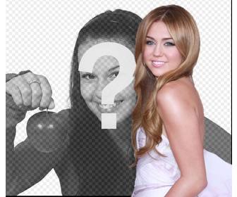 fotomontagem com miley cyrus efeito foto fazer uma montagem togetherwith miley