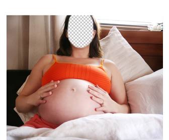 fotomontagem da mulher gravida fazer online