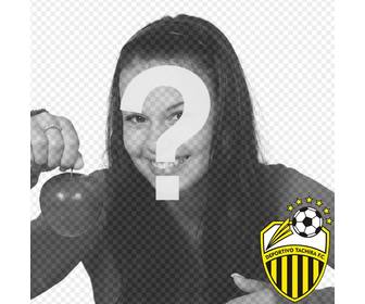 fotomontagem com deportivo tachira fc escudo fazer uma colagem com suas fotos