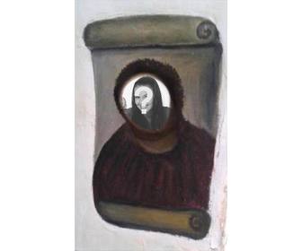 fotomontagem da restauracão do ecce homo ecce mono fazer com sua foto