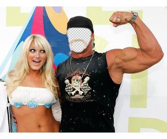 voce quer hulk hogan e o seu fotomontagem do famoso lutador