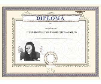 diploma personalizavel uma conquista orgulhosamente apresentado pessoa voce quer em voce pode colocar uma foto e texto