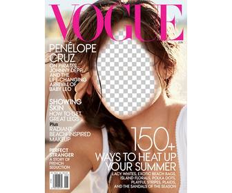 fotomontagem onde voce pode aparecer na capa da revista vogue