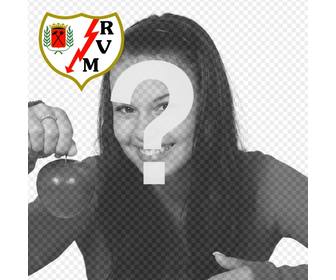 rayo vallecano madrid shield agora voce pode animar o seu time futebol adicionando seu escudo imagem do seu perfil facebook