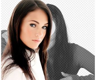 fotomontagem aparecer com megan fox em uma foto gratis e online