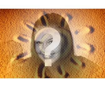 fotomontagem sobrepor uma foto areia com um sol verão na foto deseja e adicionar algum texto