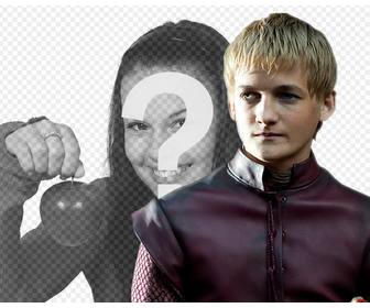 fotomontagem aparecer com joffrey lannister o rei do mal game of thrones