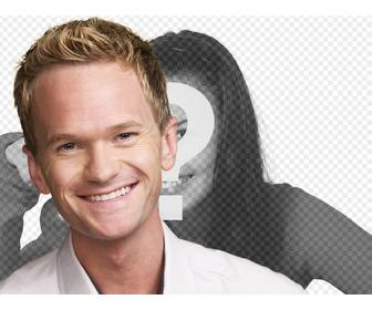 fotomontagem barney how i met ur mother personalizar com sua foto e texto