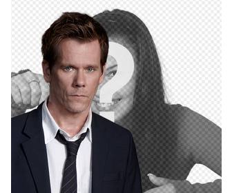 faca fotomontagem e ter uma foto com kevin bacon ator da serie tv quotthe followingquot