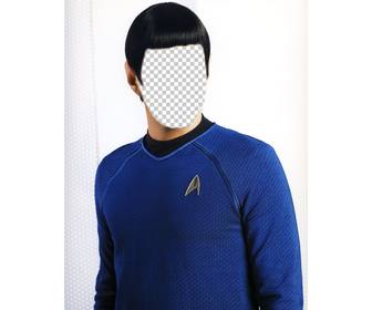 torne-se em spock star trek com