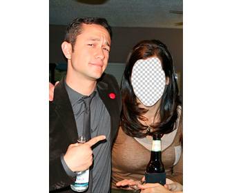 criar fotomontagem com joseph gordon-levitt e voce estara ao lado dele