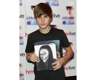 fotomontagem aparecer na capa do livro escrito justin bieber realizada justin com o cabelo longo