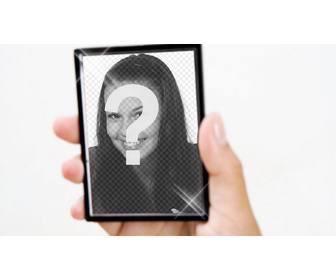 criar uma fotomontagem com reflexos luz espelho realizada uma mão e adicionar uma imagem ele