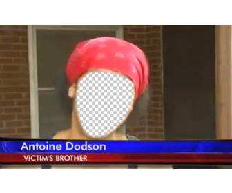 fotomontagem antoine dodson colocar o seu rosto livre