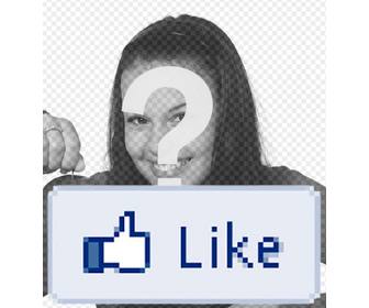 coloque um facebook sua foto com etiqueta online