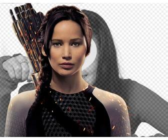 fotomontagem com katniss jogos vorazes