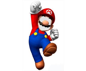 fotomontagem colocar seu rosto em super mario e divertir