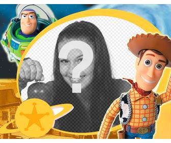 quadro toy story das criancas com dois personagens principais do filme brinquedos