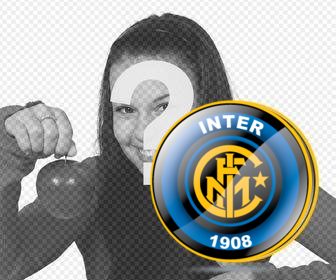 inter colocar o escudo em suas fotos com pino