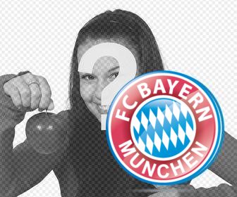 logo bayern munique pronto colar em suas fotos