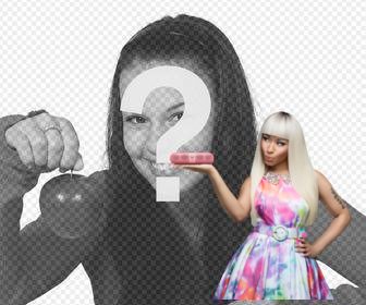 niki minaj colar em suas fotografias online