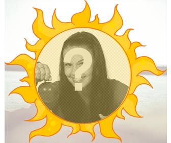 photoframe crianca colocar uma imagem do sol