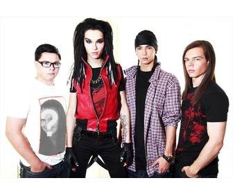 com efeito da foto voce sair na camisa um membro do tokio hotel