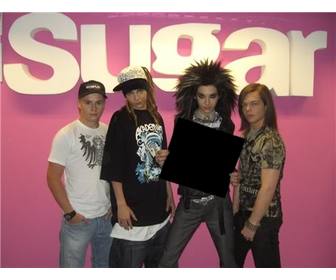 foto montagem colocar sua foto em um cartaz realizado pelo grupo tokio hotel seu melhor fã