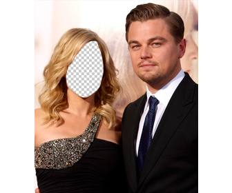 fotomontagem posar com leonardo dicaprio com seu rosto