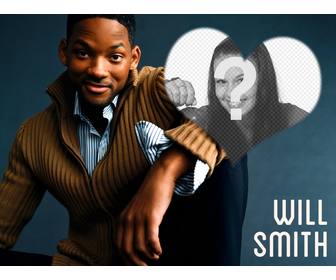 colagem will smith com sua foto