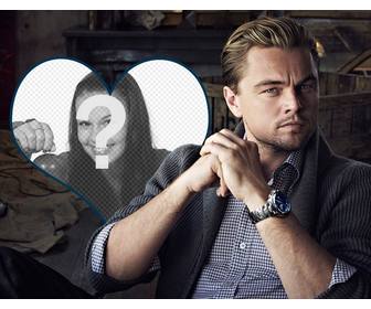 quer colocar sua foto ao lado leonardo di caprio fotomontagem online