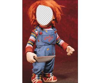 fotomontagem chucky colocar seu rosto