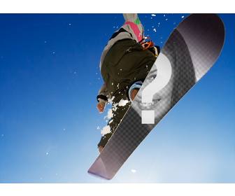 personalize snowboard com foto voce deseja