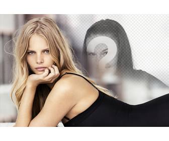 fotomontagem com marloes horst colocar sua foto ao lado dele