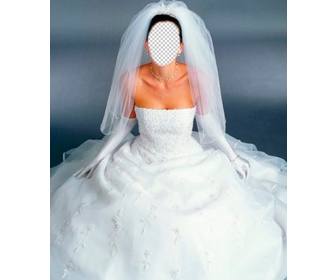 vestir noiva com um vestido branco com esta montagem fotos