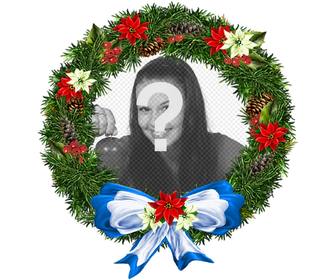Moldura para fotos em forma de ornamento redondo de Natal - Fotoefeitos Moldura para fotos em forma de ornamento redondo de Natal - Fotoefeitos