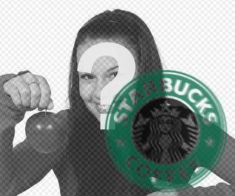 logo da famosa starbucks inserir em qualquer suas fotos com editor e logos foto