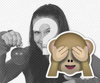 macaco emoticon não ouvir tres macacos sabios