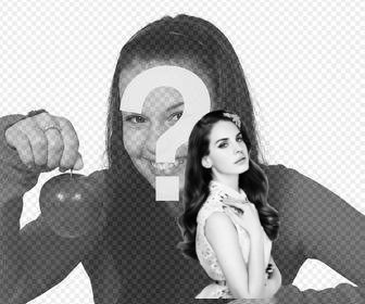 fotomontagem da cantora lana rey voce pode colocar em suas fotos e fazer seus amigos acreditam estes ao lado dele