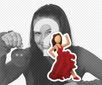 emoticon um flamenco dancando do whatsapp