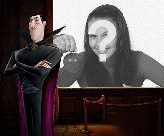 foto efeito dracula hotel transylvania fazer upload sua foto