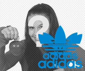 etiqueta do logotipo da adidas originals suas fotos