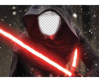 fotomontagem kylo ren colocar sua foto em seu rosto