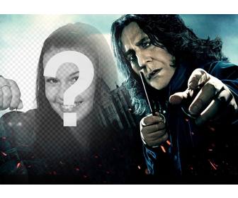 foto efeito severus snape fazer upload sua foto