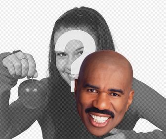 etiqueta da cara steve harvey colocar em suas fotos