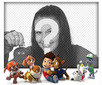 envie sua foto com todos os personagens da pata patrol