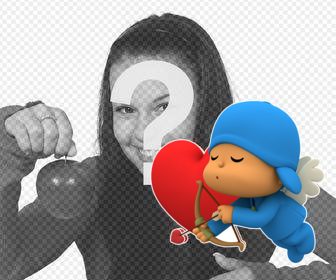 coloque cupido pocoyo em suas fotos com etiqueta