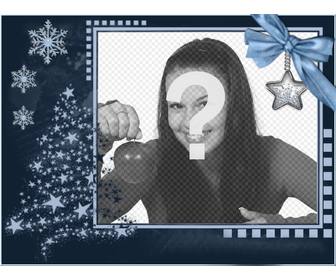 cartão natal classico customizavel com uma foto